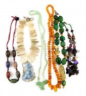 JEWELRY: SIX UNUSUAL NECKLACES