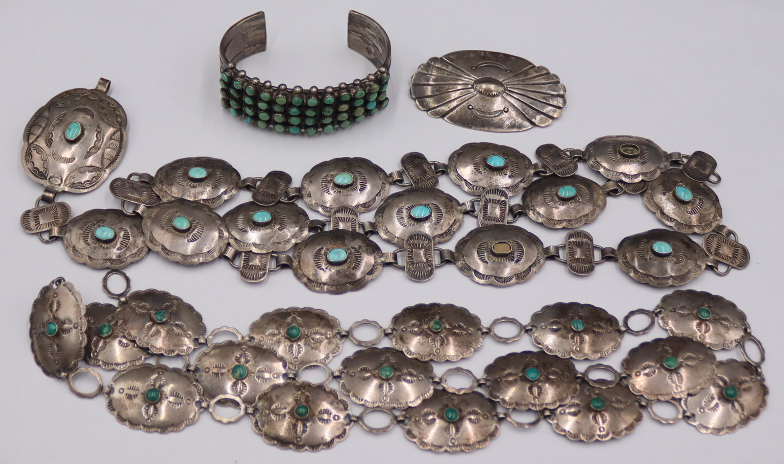 JEWELRY. SOUTHWEST STERLING AND