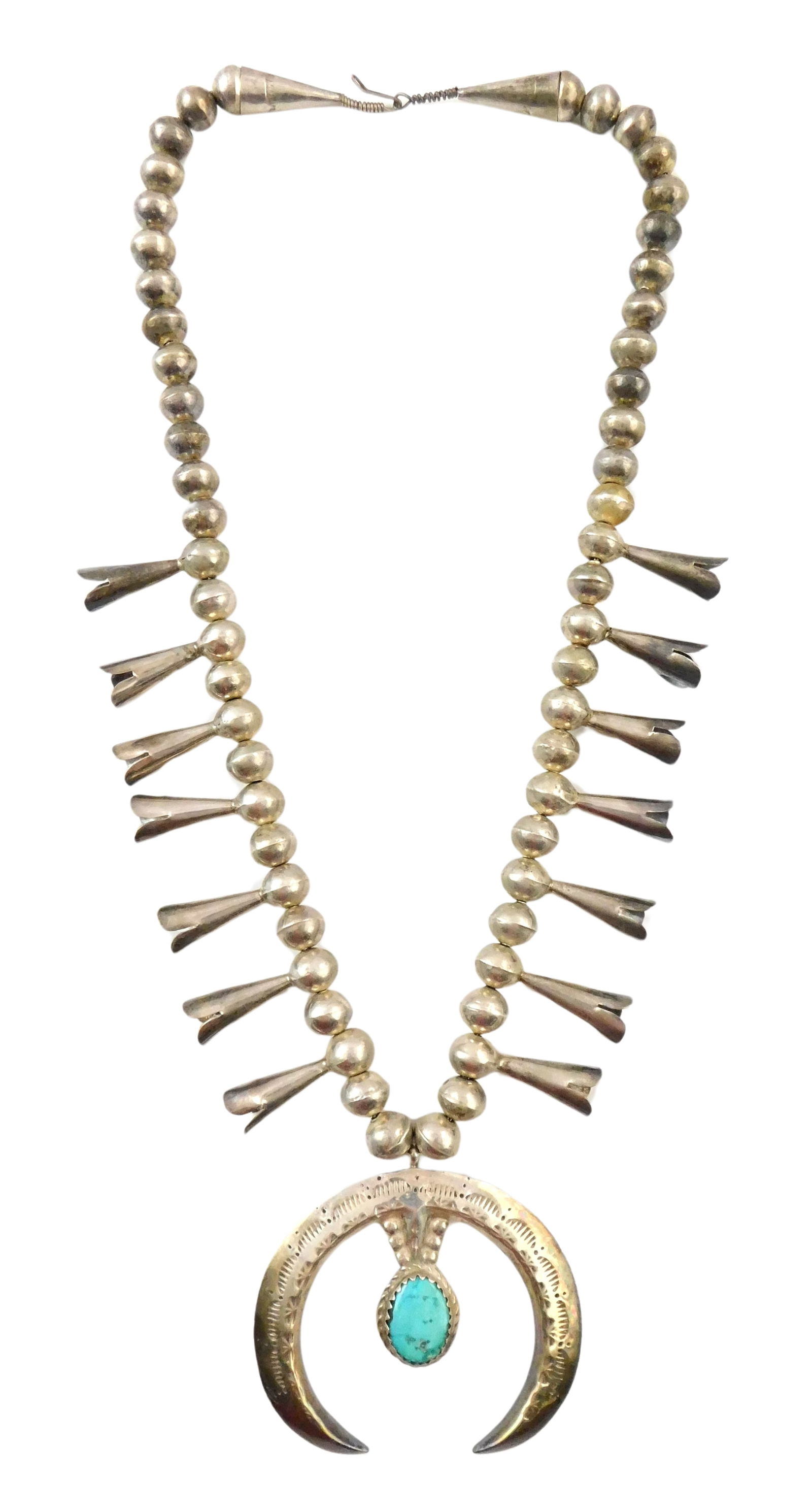 JEWELRY: SQUASH BLOSSOM NECKLACE,