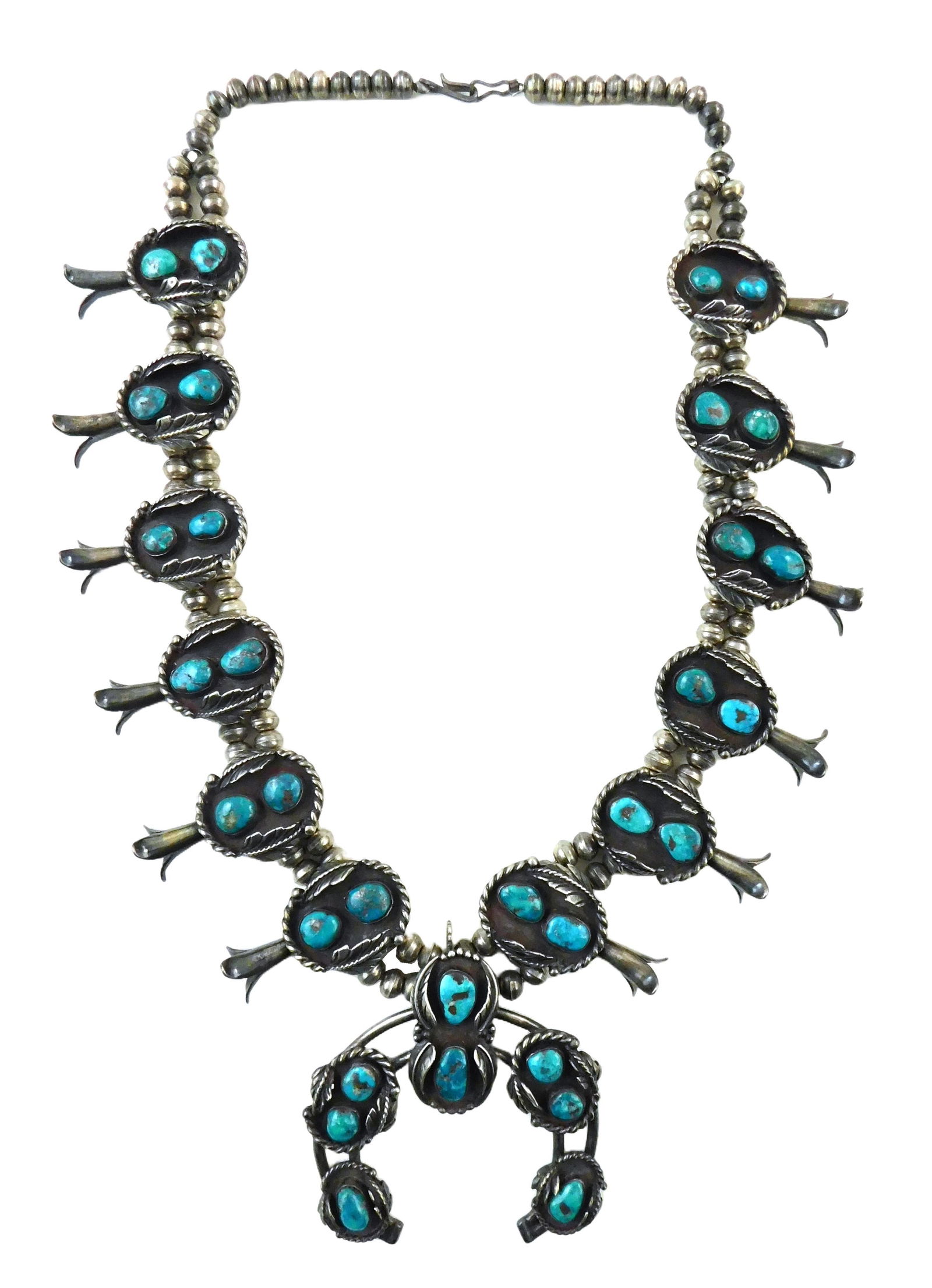 JEWELRY: SQUASH BLOSSOM NECKLACE,