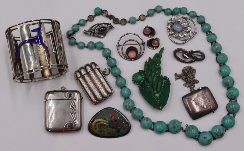 JEWELRY. STERLING AND COSTUME