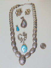 JEWELRY. STERLING JEWELRY LOT