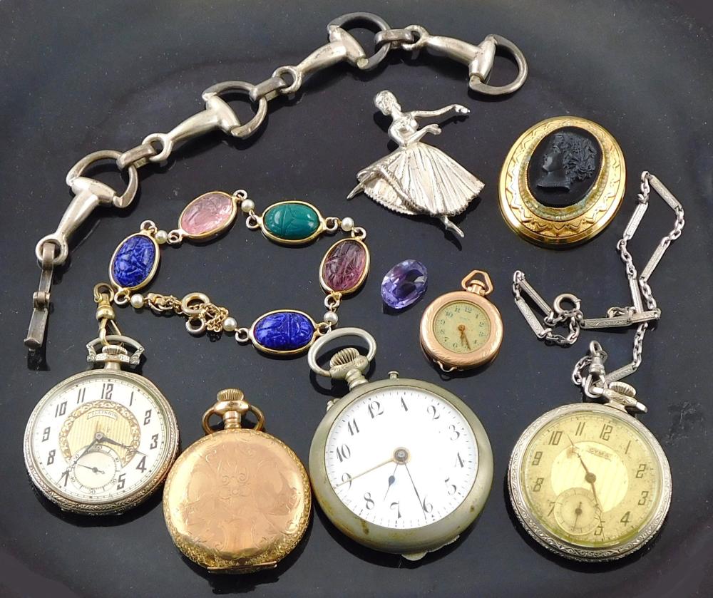 JEWELRY: TEN VINTAGE JEWELRY