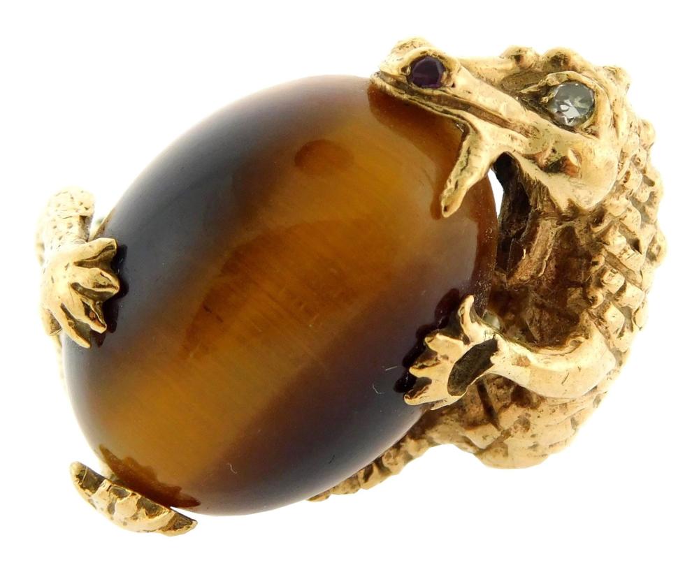 JEWELRY: TESTED 14K YELLOW GOLD