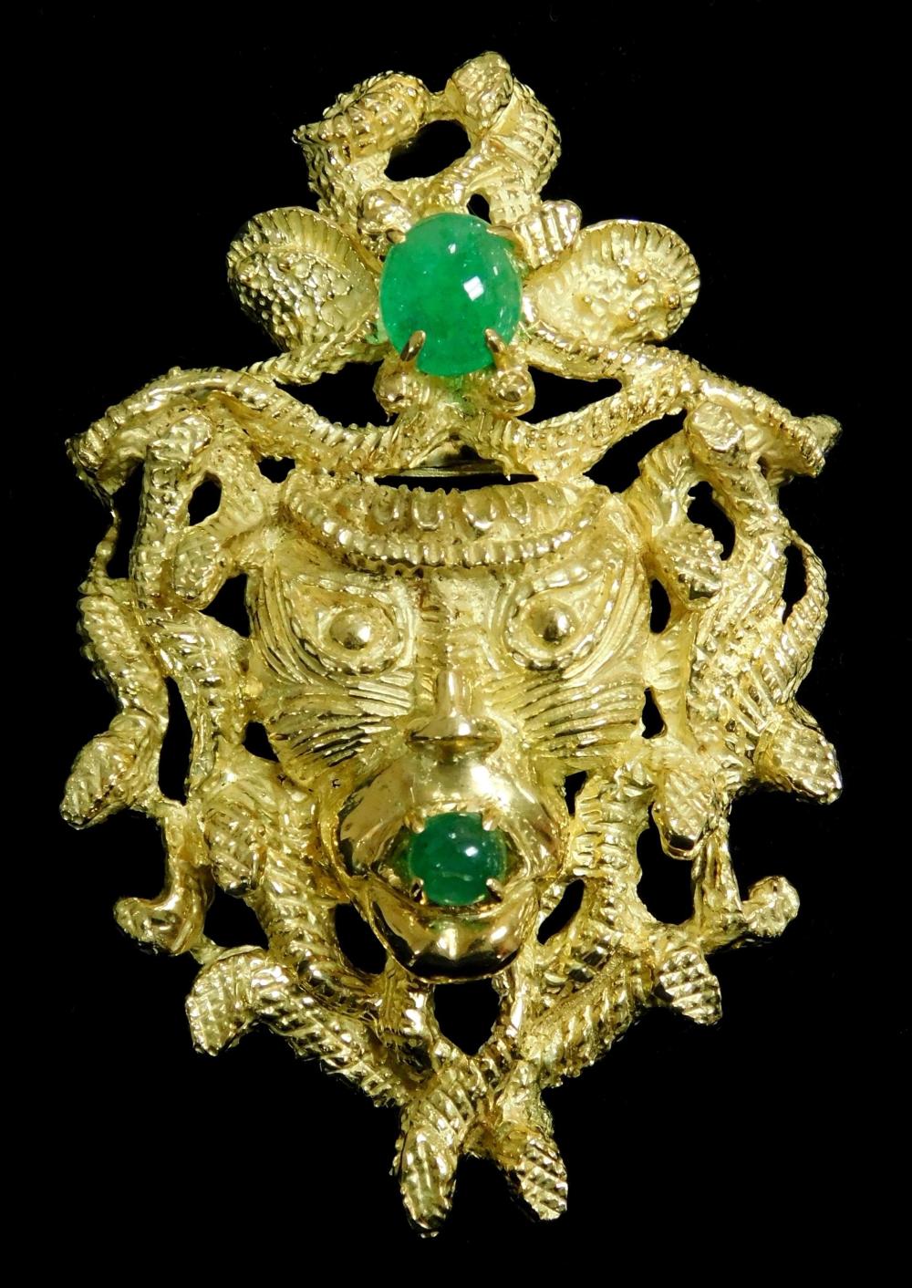 JEWELRY: TESTED 18K YELLOW GOLD