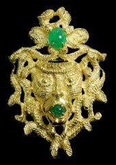 JEWELRY: TESTED 18K YELLOW GOL