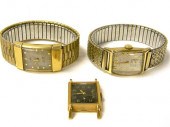 JEWELRY: THREE MEN'S WRIST WAT