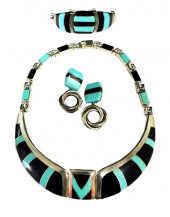 JEWELRY: THREE PIECE SILVER SE
