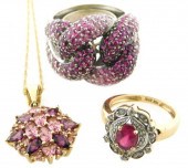 JEWELRY: THREE PIECES OF 14K A