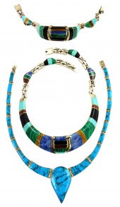 JEWELRY: THREE PIECES OF MEXIC
