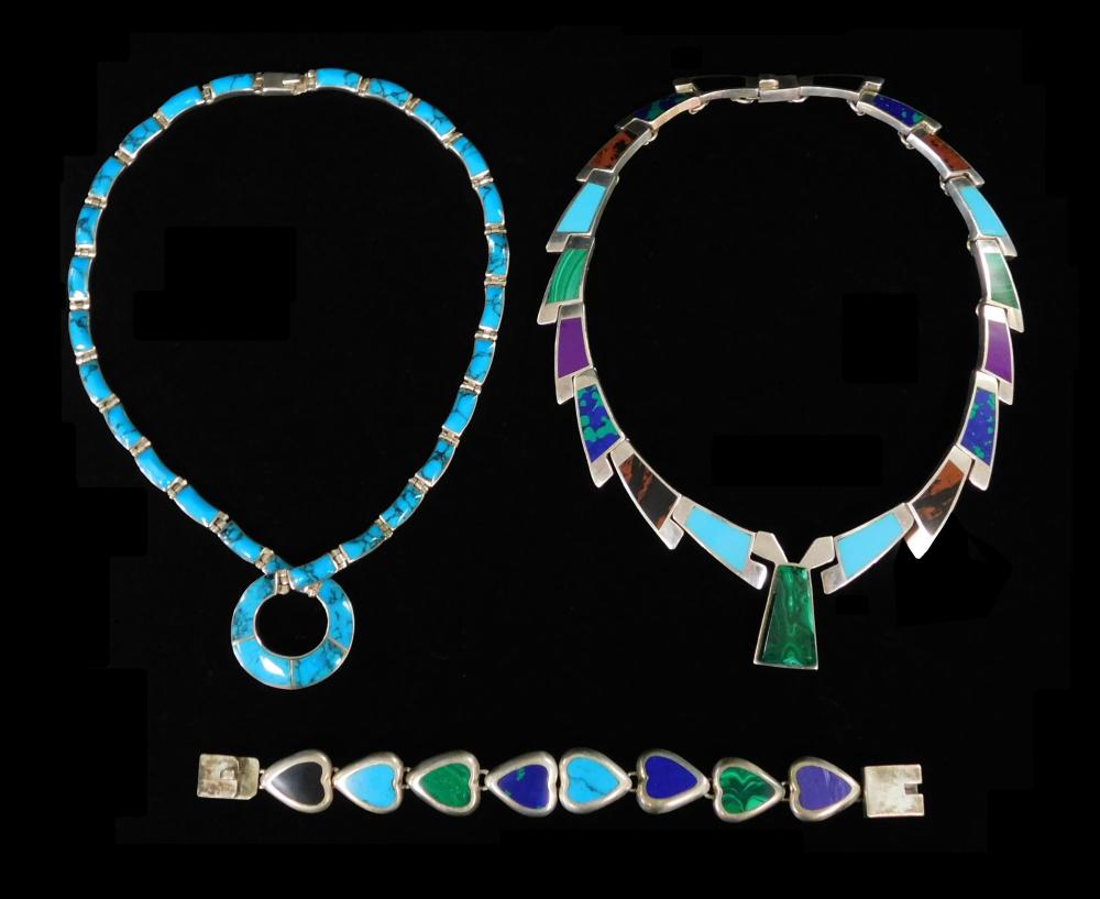 JEWELRY: THREE PIECES OF MEXICO