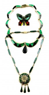 JEWELRY: THREE PIECES OF MEXIC