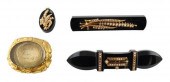 JEWELRY: THREE VICTORIAN PINS
