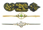 JEWELRY: THREE VINTAGE PINS, I