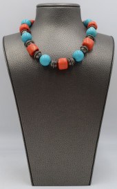 JEWELRY. TIBETAN TURQUOISE AND