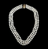 JEWELRY: TRIPLE STRAND CULTURE