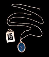 JEWELRY: TWO 10K HARD STONE LO
