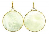JEWELRY: TWO 14K MOTHER OF PEA
