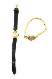 JEWELRY: TWO 14K WATCHES, INCL