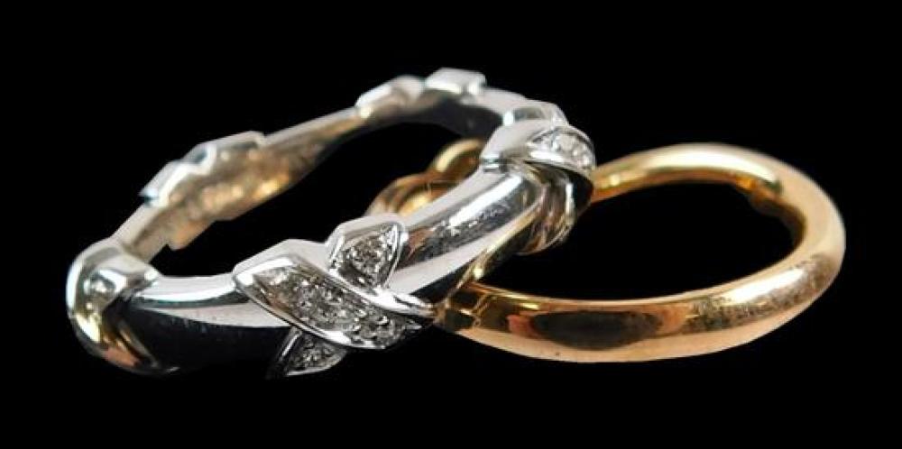 JEWELRY: TWO 18K TIFFANY & CO