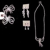 JEWELRY: Two Musi rhinestone c