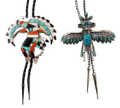 JEWELRY: TWO NATIVE AMERICAN S