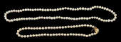 JEWELRY: TWO PEARL NECKLACES,