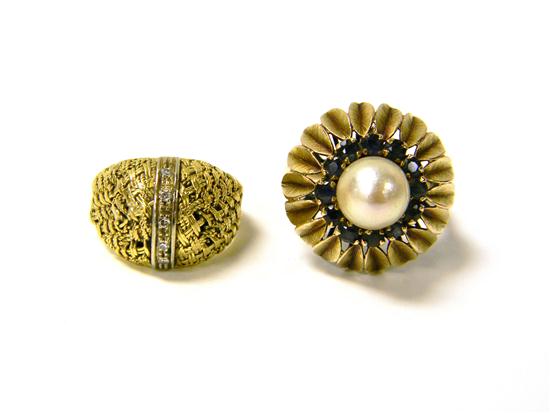 JEWELRY  two pieces: 14 karat