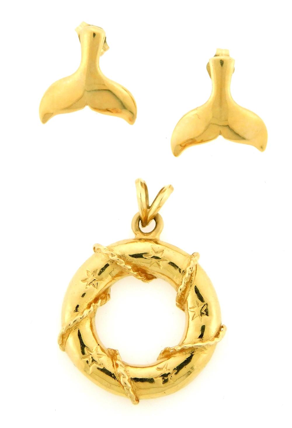 JEWELRY: TWO14K NAUTICAL THEMED