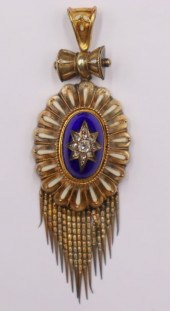 JEWELRY. VICTORIAN 14KT GOLD A