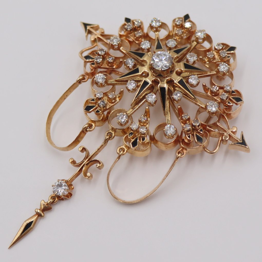 JEWELRY. VICTORIAN 14KT GOLD,