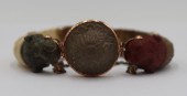 JEWELRY. VICTORIAN CARVED LAVA