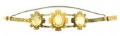 JEWELRY: VICTORIAN CITRINE BRA
