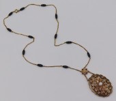 JEWELRY. VICTORIAN STYLE 14KT