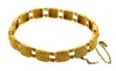 JEWELRY: VINTAGE 14K BRACELET,