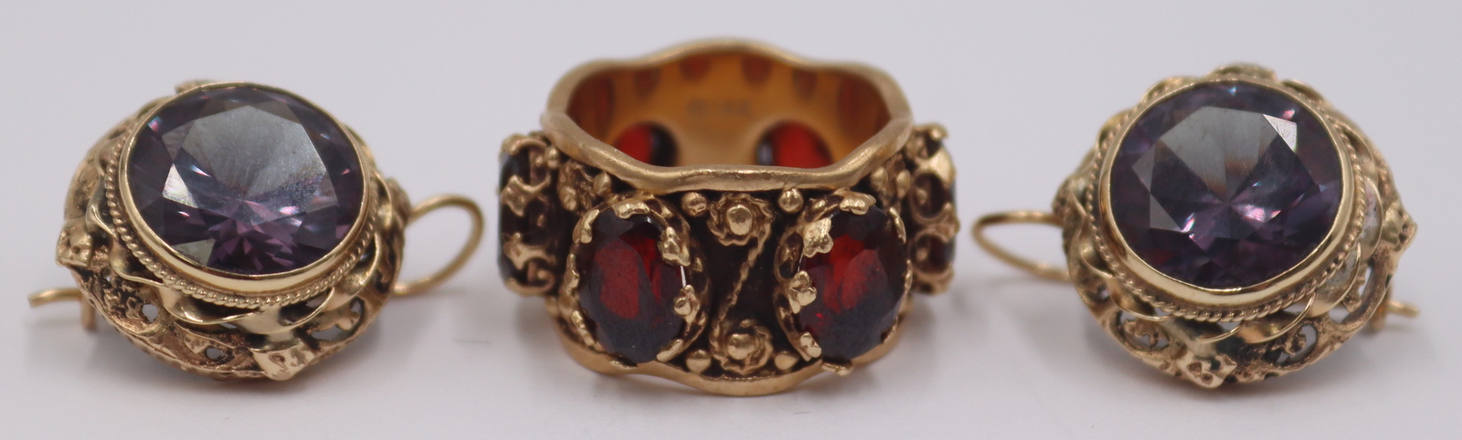 JEWELRY. VINTAGE 14KT GOLD AND