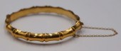 JEWELRY. VINTAGE 9CT GOLD BAMB