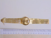 JEWELRY. VINTAGE GOLD WRISTWAT