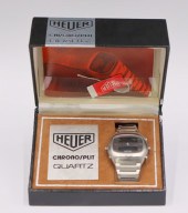 JEWELRY. VINTAGE HEUER CHRONOS