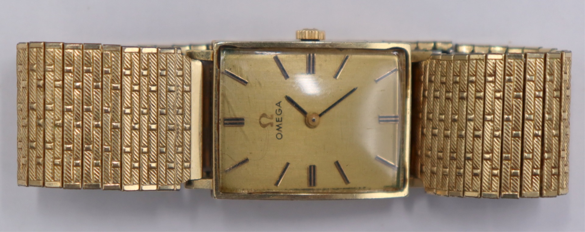JEWELRY. VINTAGE MEN'S OMEGA 14KT