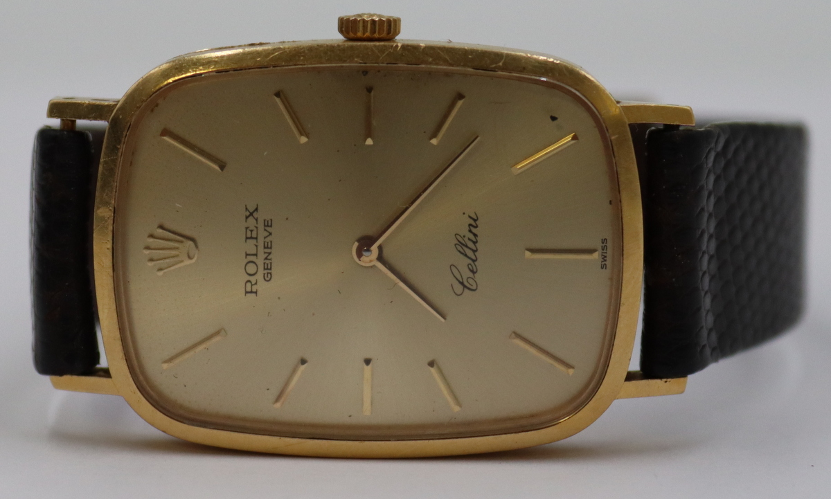JEWELRY. VINTAGE ROLEX CELLINI 18KT