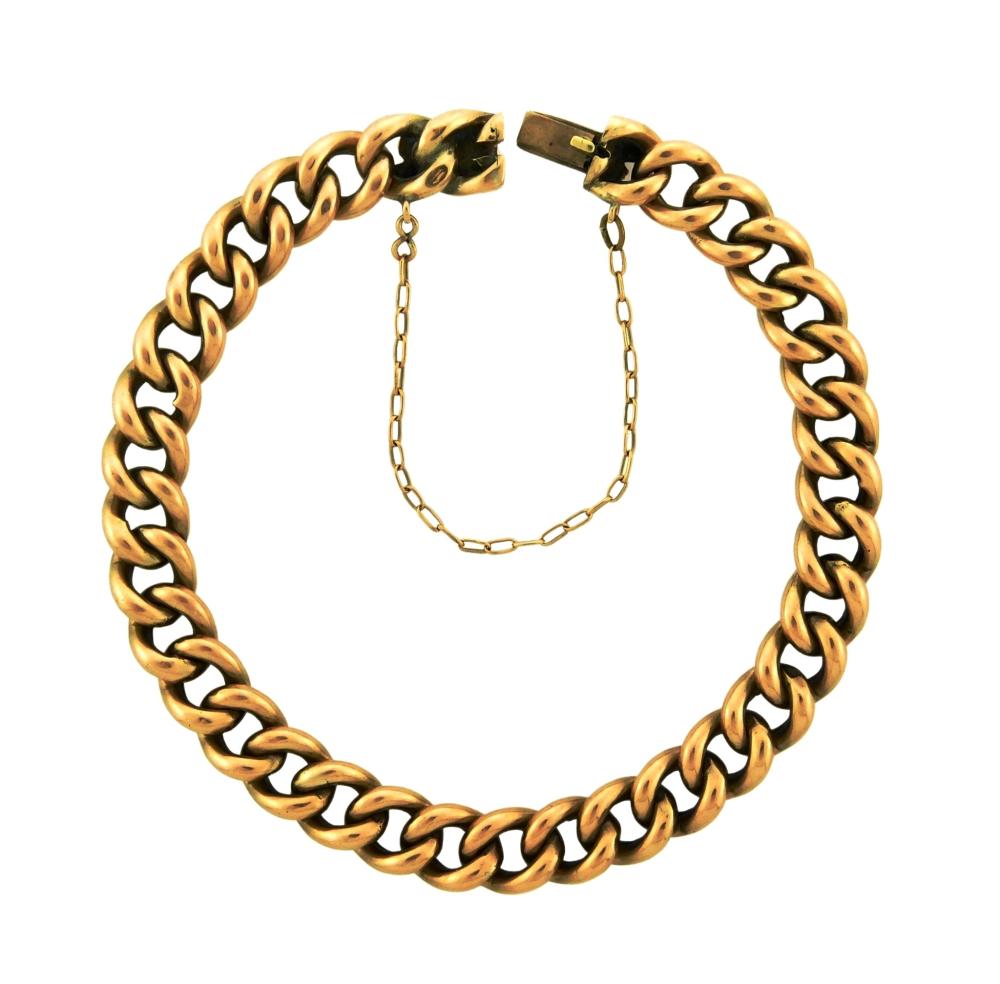 JEWELRY: YELLOW GOLD 9K BRACELET,