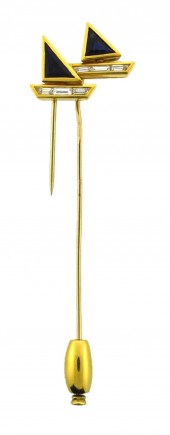 JEWELRY: YELLOW GOLD SAPPHIRE