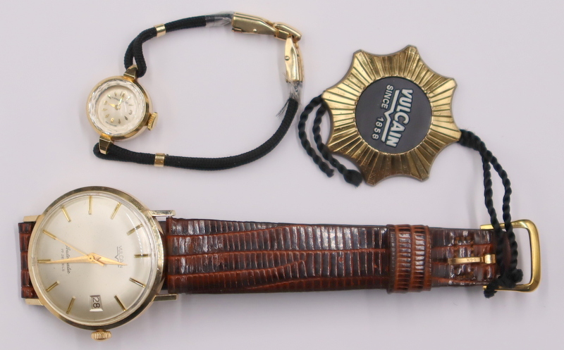 JEWELRY.14KT GOLD WATCH GROUPING