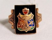 JEWELRY:Man's Onyx Enameled ''