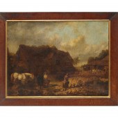 J.F. HERRING (CIRCLE), OIL ON