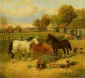 J.F. HERRING, JR. OIL ON BOARD