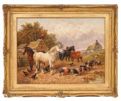 J.F. HERRING OIL ON PANEL<br>J