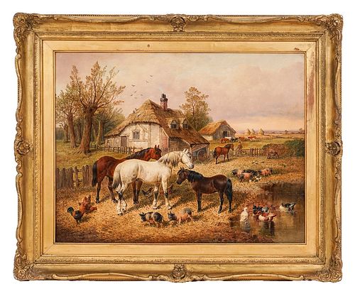 J.F. HERRING OIL ON PANELJ.F.