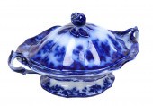 J&G Alcock flow blue ironstone